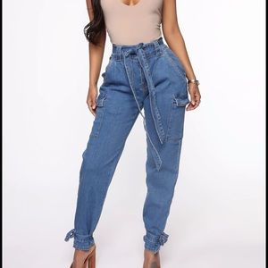 High Rise Fashion Nova Jeans